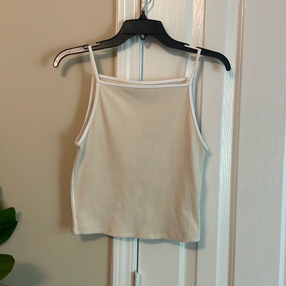 Light yellow Abercrombie tank top